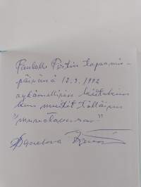 Joulukortti (signeerattu, tekijän omiste)