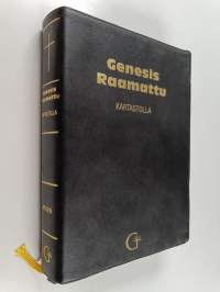 Genesis Raamattu Kartastolla (musta, nahkakantinen)