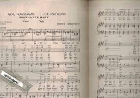 Pikku Nukku-Mtti = Lille Jon Blund = Rock-A-Bye-Baby