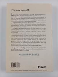 L'homme coupable - la folie et la faute en Occident