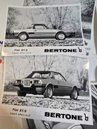 Bertone fiat X1/9 geneva motor show 3,76 brochure.  No, 4/76