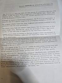 Bertone Navajo alfa romeo 33 paris motor show  brochure 10,76.