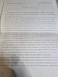 Bertone Lamborghini Bravo genova motor show brochure 10/74.