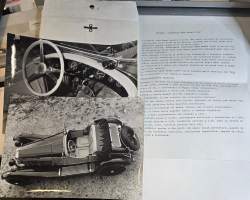 Bertone Leontina gran sport 1750. Alfa romeo genova 1975  brochure