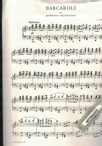 Barcarole aus "Hoffmans Erzählungen" Klavier