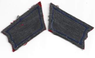 Rannikkotykistö  malli 1962 -1984   pari  - kauluslaatat  arvomerkit