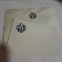 Kenraalimajuri E.J.Raappana käyttämätön Käyntikortti ja kirjekuoriraappanan logolla