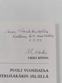 Puoli vuosisataa kalterijääkärin jäljillä : Simpeleen reserviupseerikerho 1941-1991 (signeerattu, tekijän omiste)