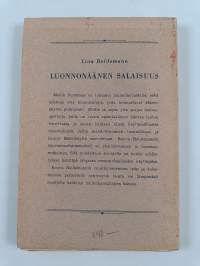Luonnonäänen salaisuus : kaikista äänenmuodostusmenetelmistä yksinkertaisin ja samalla tuloksellisin