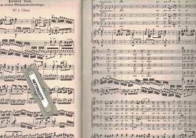 Weihnachts-Oratorium (Jouluoratorio) Klavierauszug