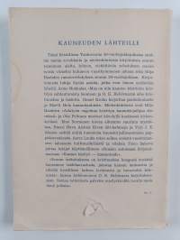 Kauneuden lähteille 2, Kristillisen taideseuran kolmikymmenvuotisjuhlajulkaisu