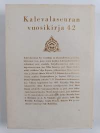 Kalevalaseuran vuosikirja 42