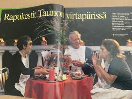 Me Naiset 1978 nr 33 (17.8.), Tauno Palo, Höyry Häyrinen, sivun persoona Pertti Sveholm, Risto Wilenius, Rymättylä Kaastlan Länsitalo, pöydät