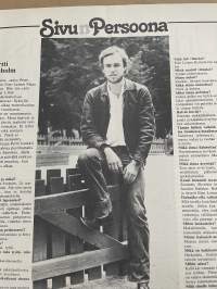 Me Naiset 1978 nr 33 (17.8.), Tauno Palo, Höyry Häyrinen, sivun persoona Pertti Sveholm, Risto Wilenius, Rymättylä Kaastlan Länsitalo, pöydät