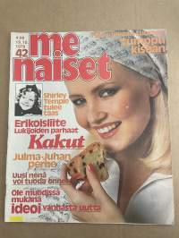 Me Naiset 1978 nr 42 (19.10.), Juha Väätäinen, Veikko Tuomi, Shirley Temple, neljäkymmentä päivää Marilynin kanssa osa 7, Yrjö Tuominen, Salvador Dali