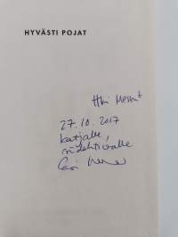 Hyvästi pojat (signeerattu, tekijän omiste)