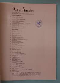 Art in America, numero 1 vuodelta 1965 - Art in America – Number one, 1965. (Taidekulttuuri, USA, Yhdysvallat, harvinainen )