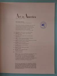 Art in America, numero 4 vuodelta 1965 - Art in America – Number four, 1965. (Taidekulttuuri, USA, Yhdysvallat, harvinainen )