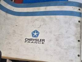 Simca 1100 1974 varaosaluettelo