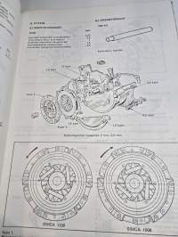 Simca 1000 korjaamokäsikirja 1975