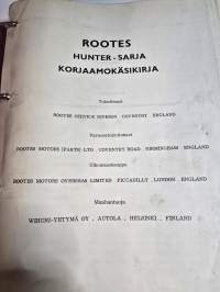 Hillman, Hunter ja Minx  korjaamokäsikirja