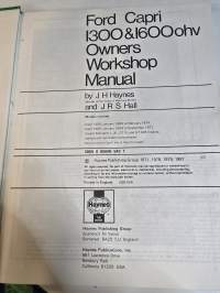 Ford Capri 1969 to 1974 owners workshop manual