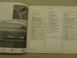 Peugeot 104 -käyttöohjekirja