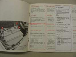 Peugeot 104 -käyttöohjekirja