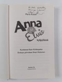 Anna ja Elvis kylpylässä (signeerattu, tekijän omiste)