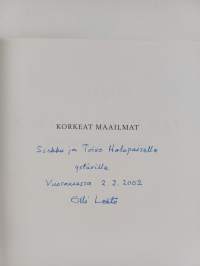 Korkeat maailmat : Rolf Nevanlinnan elämä (signeerattu, tekijän omiste)