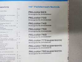 Telefunken 711 Farbfernseh-Chassis -huolto-ohje