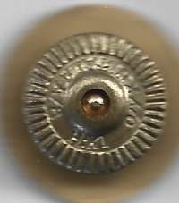 Suomen Latu ruuvimerkki  rintamerkki 20 mm kullattu