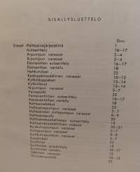 Atoy Luettelo Ryhmä N:o 4  -Diesel Polttoainejärjestelmä