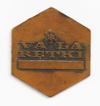 Vala retki  - mitali 50 mm