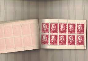 Carnet de Vingt Timbres Robert Houdin, 1939