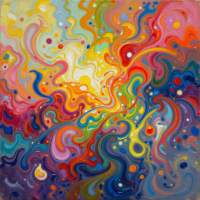 Uusi abstrakti alumiinitaulu. Koko 20 cm x 20 cm