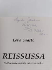 Reissussa : matkakertomuksia muistin tueksi (signeerattu, tekijän omiste)