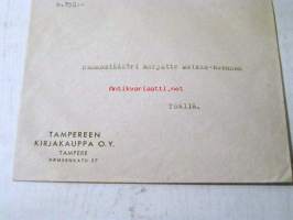 kirjekuori  tampereen kirjakauppa o.y.