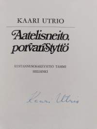Aatelisneito, porvaristyttö (signeerattu)