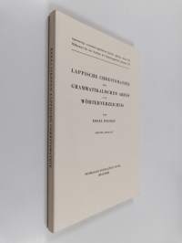 Lappische Chrestomathie mit grammatikalischem Abriss und Wörterverzeichnis