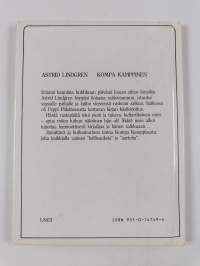 Kompa Kamppinen eli Olipa vähällä jäädä kirja Peppi Pitkätossusta kokonaan tulematta
