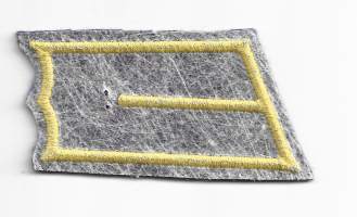 Viesti värvätty 1 kpl - kauluslaatat  arvomerkit