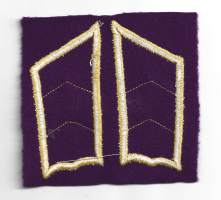 Viesti vääpeli leikkaamaton pari  pari - kauluslaatat  arvomerkit