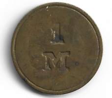 Automat Union ravintolapoletti  1 M -  poletti