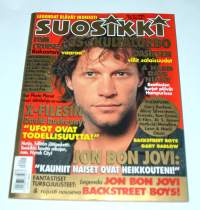 Suoskiiki  9  1996 Kaksipuoleinen juliste Bon Jovi / Backstreet  Boys