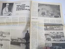 Vauhdin Maailma 1967 nr 9 sis. mm. artikkelit / kuvat / mainokset; Pedro Rodriguez Dela Vega, AKK umpikujassa, Keimola 500, Pohjola-ralli, Antti Aarnio-Wihuri