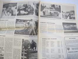 Vauhdin Maailma 1967 nr 9 sis. mm. artikkelit / kuvat / mainokset; Pedro Rodriguez Dela Vega, AKK umpikujassa, Keimola 500, Pohjola-ralli, Antti Aarnio-Wihuri