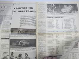 Vauhdin maailma 1967 nr 6 -mm "Hell Drivers", Saammeko esitellä Joakim Bonnier, XIV Ounasvaaran vauhtikisat Jussin päivät pohjoisessa, Formula V ja Formula 3,