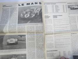 Vauhdin maailma 1967 nr 6 -mm "Hell Drivers", Saammeko esitellä Joakim Bonnier, XIV Ounasvaaran vauhtikisat Jussin päivät pohjoisessa, Formula V ja Formula 3,