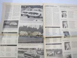 Vauhdin maailma 1967 nr 8, sis. mm. seur. artikkelit / kuvat / mainokset; Jätkä mä meen ensin, Saammeko esitellä Jussi Lagerblom autourheilun Aladin, III